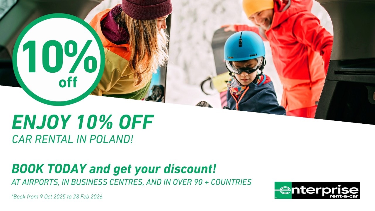 10% zniżki na wynajem auta